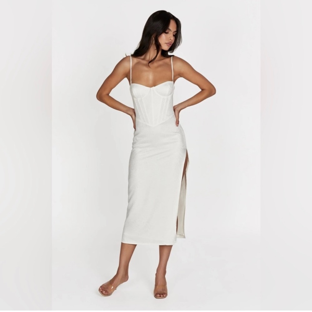 Meshki MIDI Corset Dress nwt